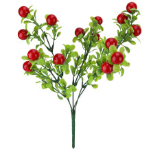 Flores artificiales decorativas, frutas artificiales realistas, vegetación artificial, plantas de simulación, decoración del hogar con plástico