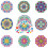 Diamond Drawing Coasters Kit with Holder 8 pcs 2