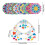 Diamond Drawing Coasters Kit with Holder 8 pcs 6