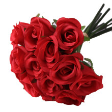 Rosas artificiales de seda realistas, flores de tela de alta calidad, decoración para bodas, ecológicas, duraderas, realistas, no tóxicas,