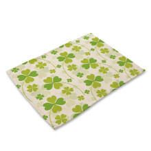 Machinewasbaar keukenlinnen, hittebestendige placemats - stijlvolle decoratie voor St. Patrick's Day, krasbestendige antislipmat, herbruikbare en