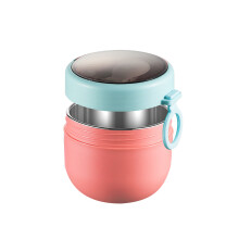 Bocal alimentaire isotherme avec joint sous vide, rĂ©cipients Ă lunch Ă couvercle Ă boucle pour repas allant au micro-ondes, rĂ©cipients Ă