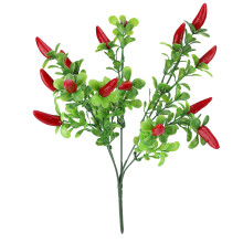 Vegetación artificial Flores artificiales Decoración Plantas de simulación Decoración del hogar Ramas de frutas falsas realistas en plástico de