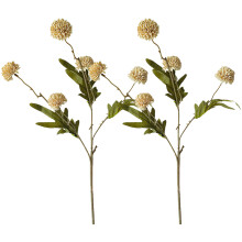 Heminredningsfröjd, realistisk konstgjord blomma med livfulla färger för dina gör-det-själv-bukettdrömmar, 2 st mini-maskrosblomma utan