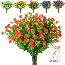 Fiori artificiali espandibili dall'aspetto realistico, in PE di alta qualità senza odore pungente, perfetti sia per decorazioni interne che esterne.