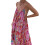 (Red, S) Robe de vacances ample à bretelles imprimées GY26007 4