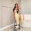 (Off-white, L) Robe de vacances à rayures color block GY26055 2