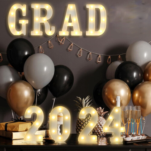 Graduation Party Light-Up Marquee Letters 2