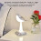 (Maple Color) Bird Aromatherapy Night Light Touch Control Remote Modern Magpie LED Table Lamp 3 Colors Dimming 4