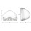 Clear pacifier holder case 4-pack for newborns 2
