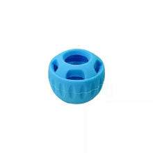 (Blue) New Silicone Dog Chew Toys Refillable Boredom Interactive Dog Toys Chew-Resistant Reusable Pet Feeder Toy For Dog Teeth Grinding