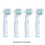 Electric Toothbrush Cover Protective Cap Clear 8 pcs 2