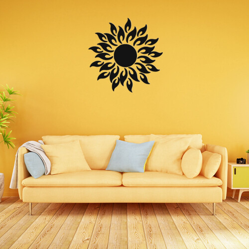 Sunflower acrylic mirror wall sticker home decoration 2