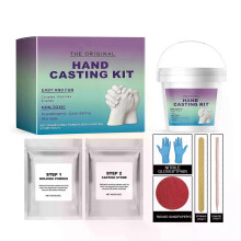 Diy Crafts for Kids Party Hand Moulding Kit Couple Holding Hands 3D Keepsake Hand Casting Kit Fun & Skin Hand Moulding Kits