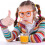 Fun Straw Glasses Reusable Loop Drinking Eyewear for Kids 5