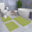 PRETXORVE Bath Mat Set Memory Foam 3 Pcs 6
