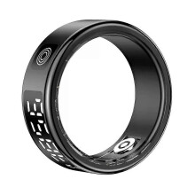 (8, black) RS08 Smart Ring 5ATM Waterproof Health Fitness Multi Sport Modes Heart Rate and Blood Oxygen Monitor