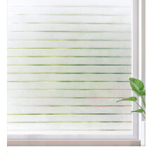 Film de protection statique pour fenêtres, film décoratif dépoli bloquant la chaleur pour la maison et le bureau, design élégant avec protection