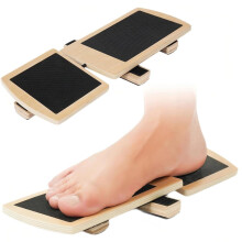 Planche d'équilibre en bois, plateau oscillant à 360, antidérapante, pour adultes, idéale pour la rééducation de l'équilibre et le renforc
