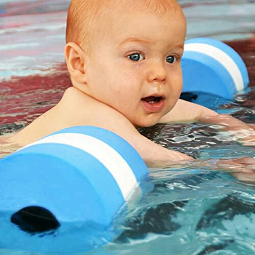 WOVTE aquatic dumbbells foam hand bars blue 1