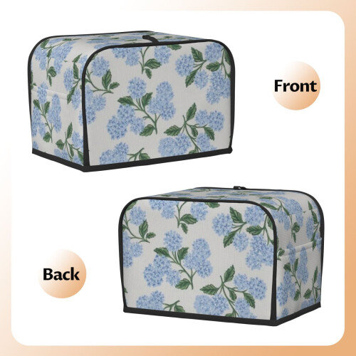 Floral Toaster Cover 2-Slice Polyester Dust and Fingerprint 1