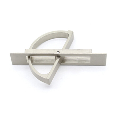 Tatami cabinet handle hidden grip pull silver 1