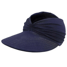 (dark blue) Summer Women's Sun Hat Summer UV Protection Beach Cap for Hiking Adventures