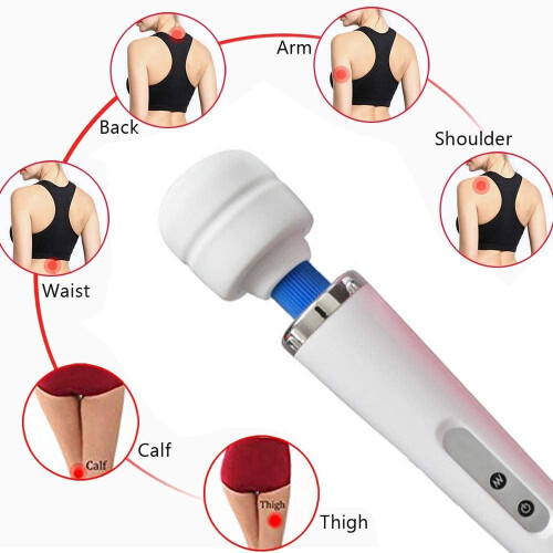 Tutuviw Wired Handheld Electric Massager White 1