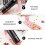 Silikonform for vinhylle DIY-harpiksform 1 sett 5