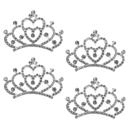 4St Mini Tiara Kroon Haarkam Voor Feest En Bruiloft