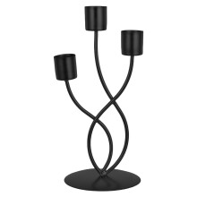 3-Armige Metalen Kandelaar Vintage Gothic En Farmhouse Stijl