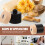 Flacone in vetro rotondo nero con diffusore a bastoncini da 100 ml 5
