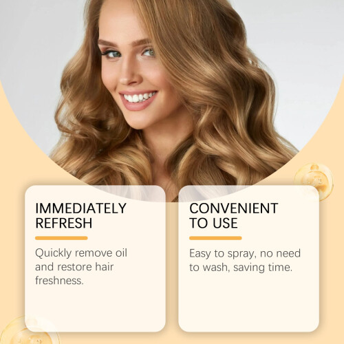 Shampoo secco spray rinfrescante istantaneo 60ml 2