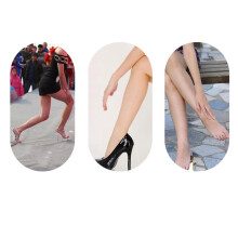Women's Invisible Shoe Straps for High Heels Transparent