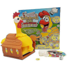 The Whole Egg-laying Chicken Parent-child Interactive Table Games Novelty Turntable Lucky Chicken Educational Children's Toys