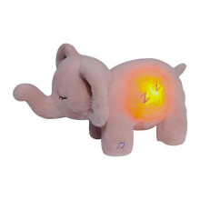 Breathing Stuffed Elephant Children Sound Plush Animal Soothing for with Realistic