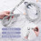Magnetic Curtain Tie-Backs Grey 2-Pack 4