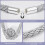 Magnetic Curtain Tie-Backs Grey 2-Pack 3