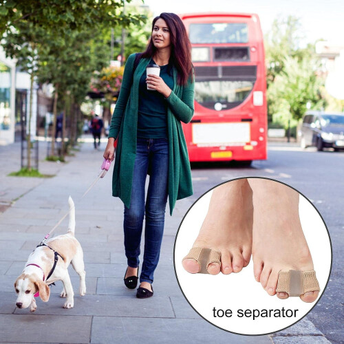 Toe Separator Gel Big Toe Spacer for Bunions 1pc 2