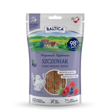 BALTICA Przysmaki Regionów Puppy Mono Meat Strips Turkey - dog treat - 90 g