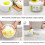 Double-Layer Vegetable Dryer Spinner - Capacity Household Fruit Dehydrator with Easy Water Drain System 2