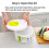 Double-Layer Vegetable Dryer Spinner - Capacity Household Fruit Dehydrator with Easy Water Drain System 3