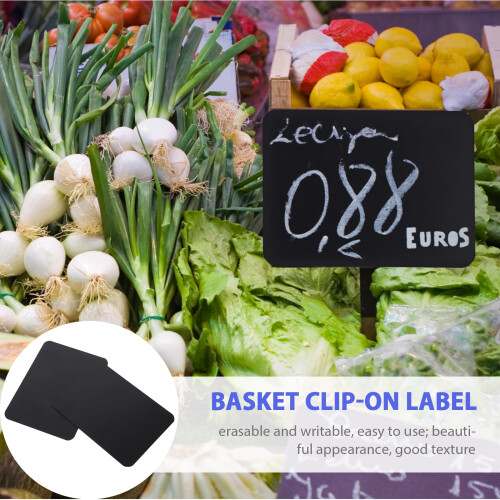 Clip-on Basket Labels Organizing Cubes 12pcs 2