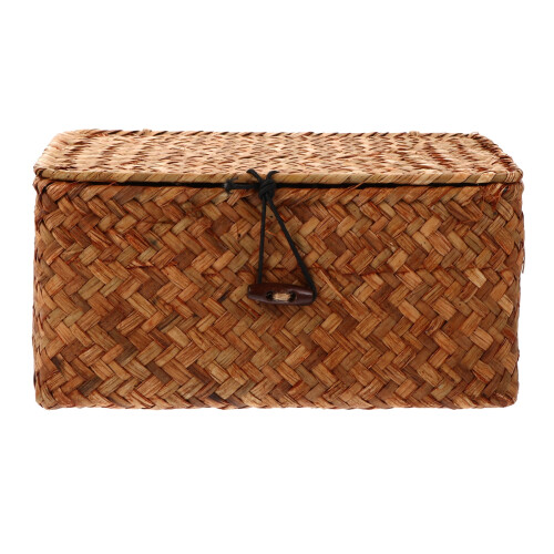 Seaweed Storage Box Woven Desktop Organizer 1 Pc 1