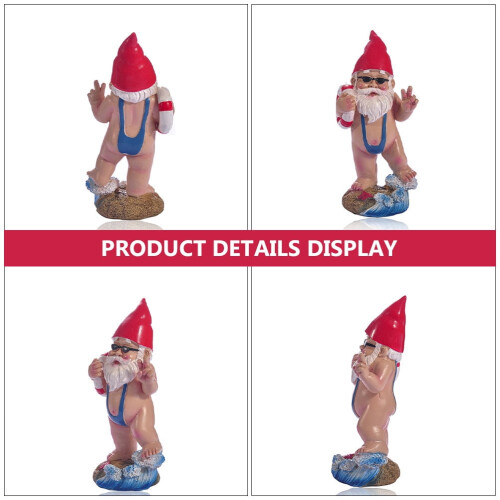 Gnome Garden Figurine Resin Decor 1 Piece 1