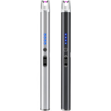 2er-Pack elektrische Bogenfeuerzeuge, USB-aufladbar, windfest, ideal zum Anzünden von Kerzen und Gasherden