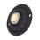 Front Door Round Iron Doorbell Button Black Wired LED 4