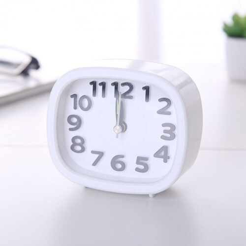 Quartz Alarm Clock with Night Light 1 Pack 2