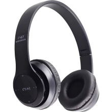 Bluetooth 5.0 Over-Ear-Kopfhörer mit Mikrofon, Micro-SD-Kartensteckplatz, faltbares Headset für Smartphone, Laptop, Tablet