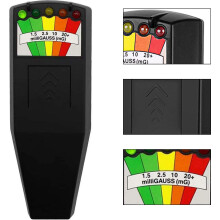 K2 EMF-Meter, tragbarer Magnetfeld-Strahlungsdetektor mit 5 LEDs zur Geisterjagd, 50 Hz bis 20000 Hz